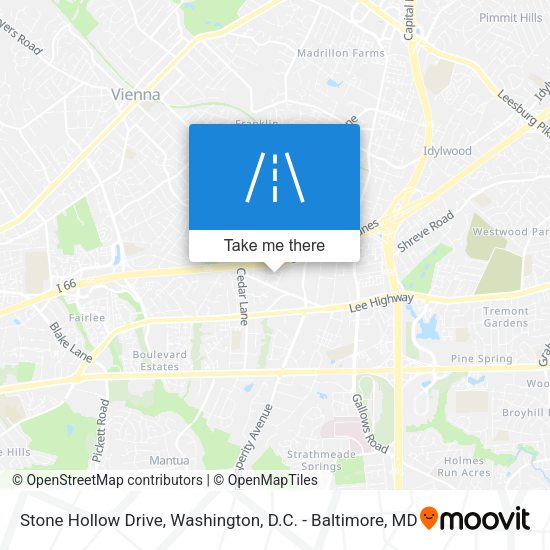 Mapa de Stone Hollow Drive