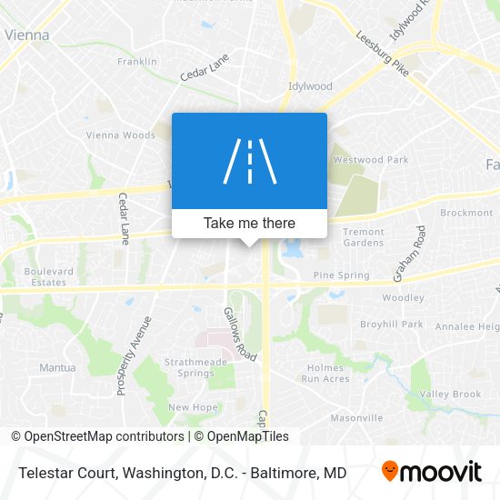 Telestar Court map
