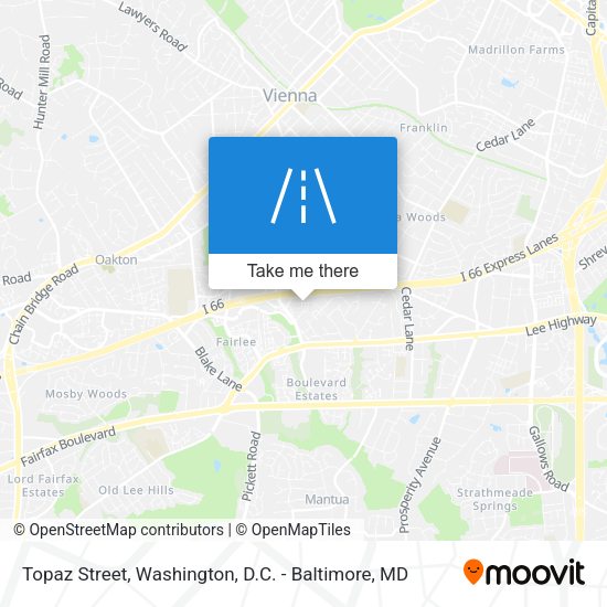 Topaz Street map