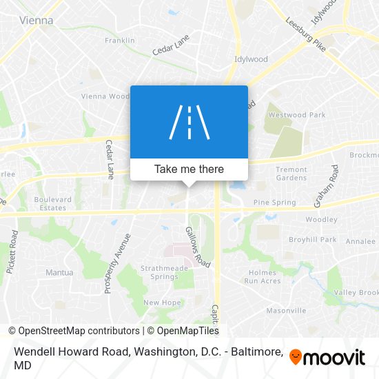 Mapa de Wendell Howard Road