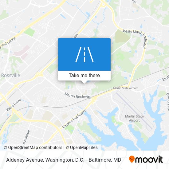 Aldeney Avenue map
