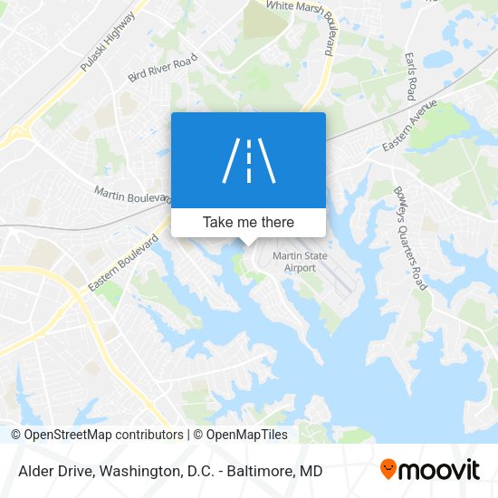 Alder Drive map
