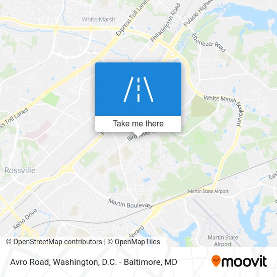 Mapa de Avro Road