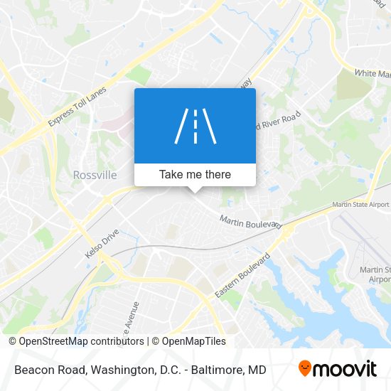 Beacon Road map