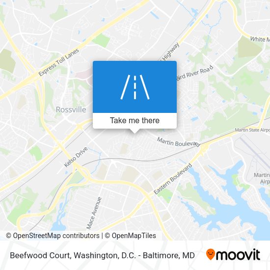 Beefwood Court map