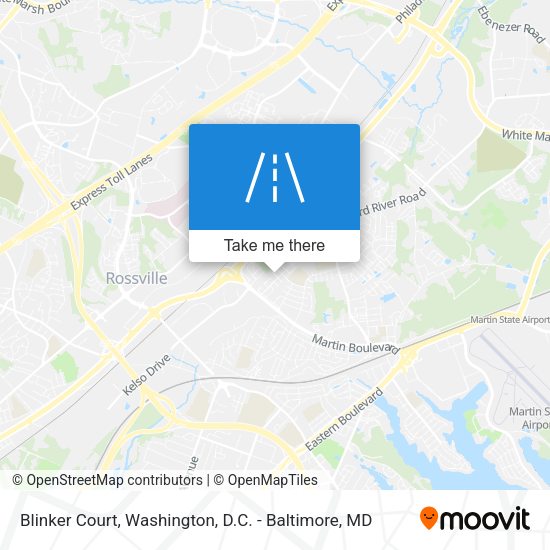 Blinker Court map