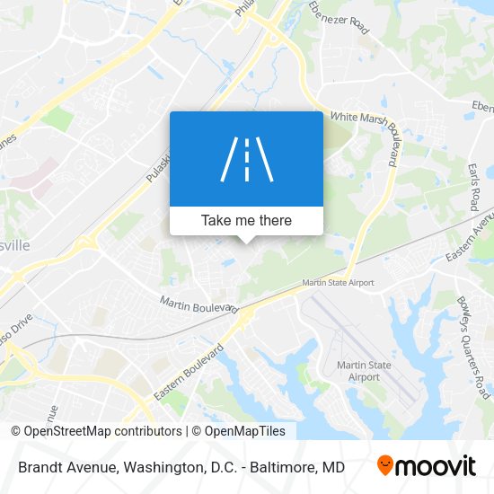 Mapa de Brandt Avenue