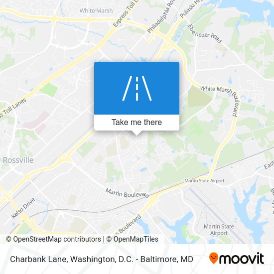 Charbank Lane map