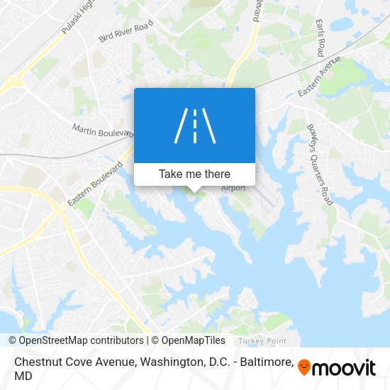 Chestnut Cove Avenue map