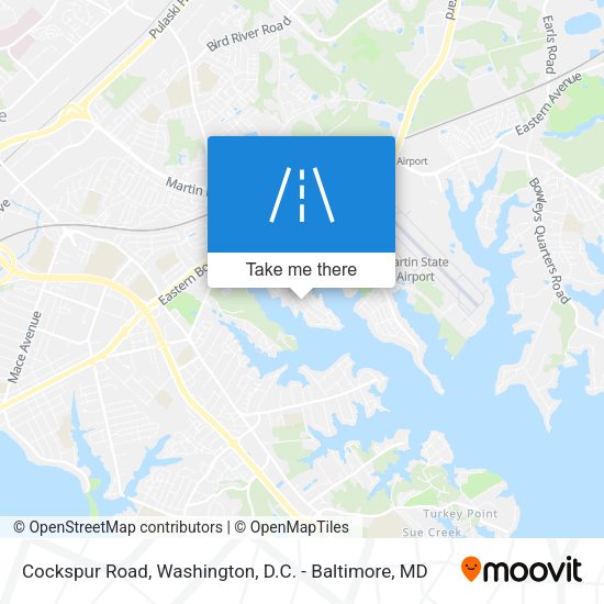 Cockspur Road map