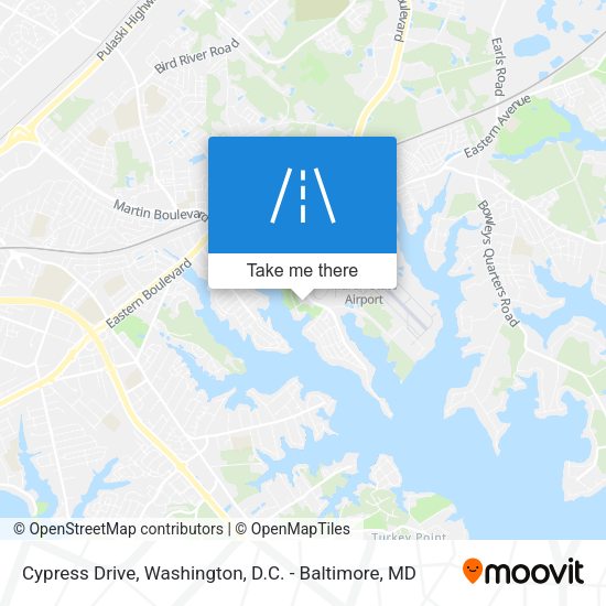 Cypress Drive map