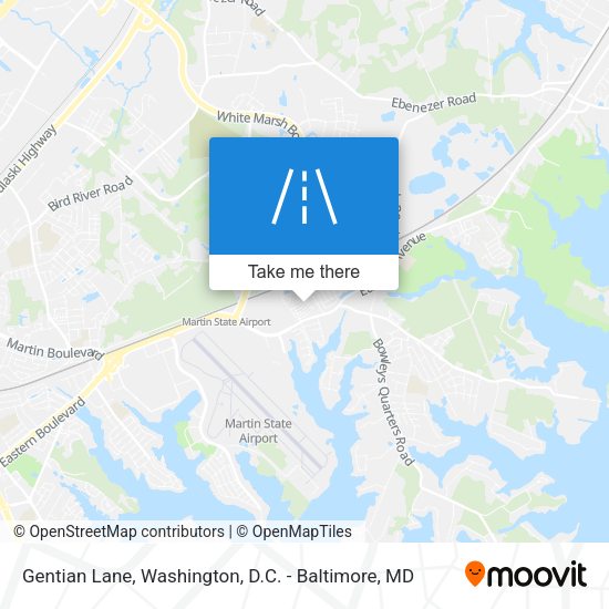 Mapa de Gentian Lane