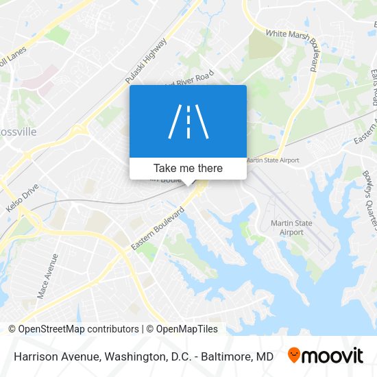 Harrison Avenue map