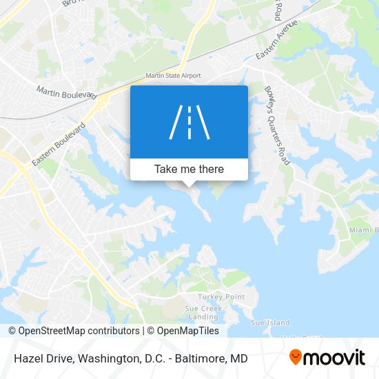 Hazel Drive map