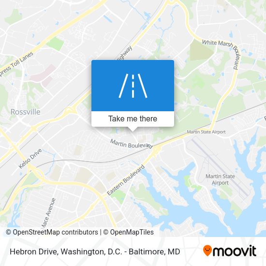 Mapa de Hebron Drive