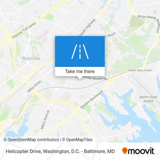 Helicopter Drive map