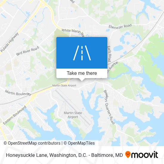 Honeysuckle Lane map