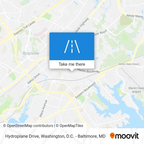 Hydroplane Drive map