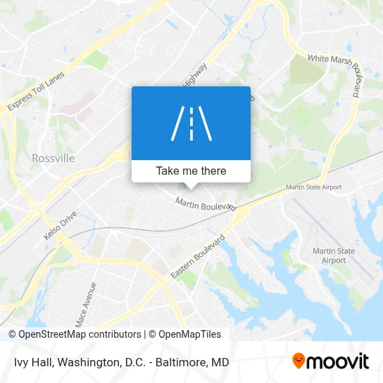Ivy Hall map