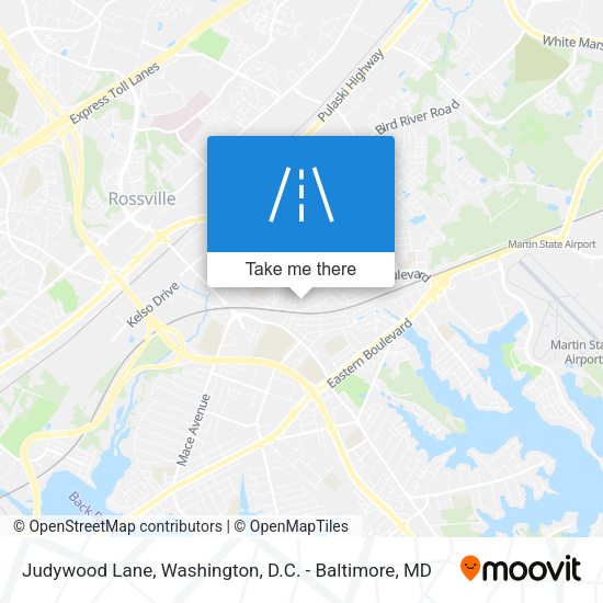 Judywood Lane map