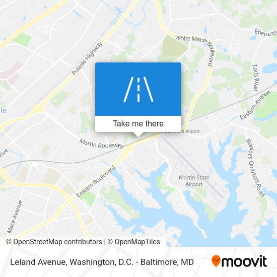 Mapa de Leland Avenue
