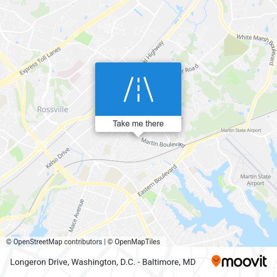 Mapa de Longeron Drive