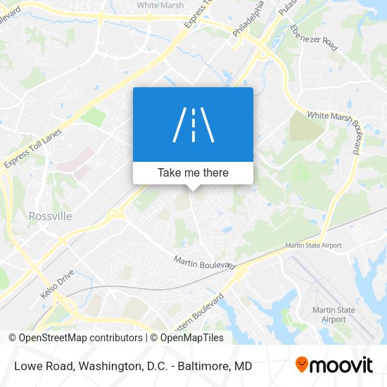 Lowe Road map