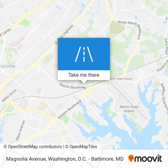 Magnolia Avenue map