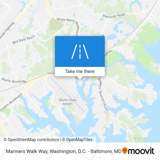 Mariners Walk Way map