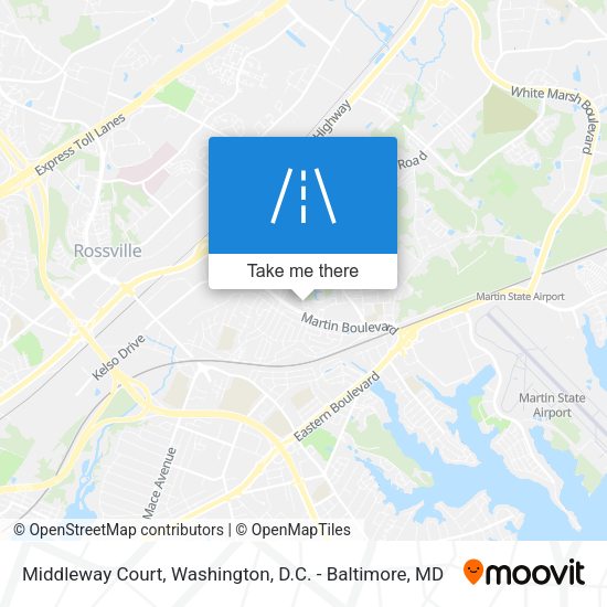 Mapa de Middleway Court