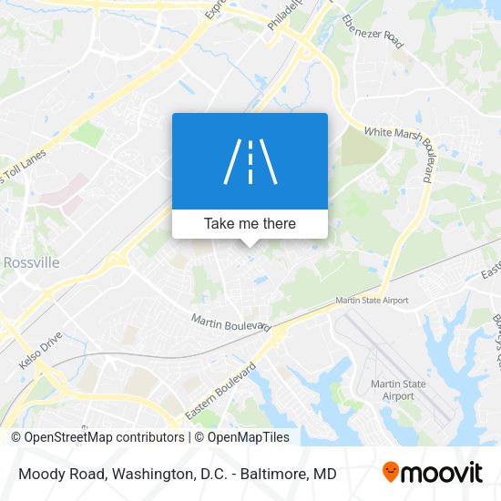 Mapa de Moody Road