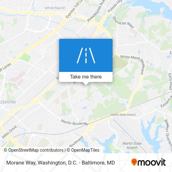 Morane Way map