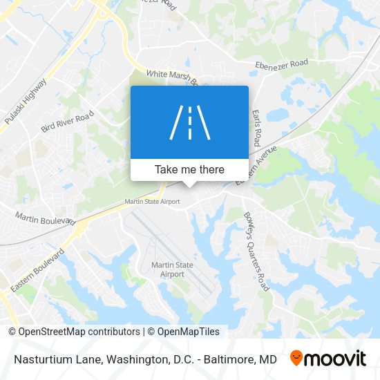 Nasturtium Lane map