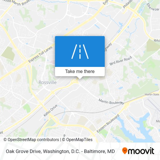 Mapa de Oak Grove Drive