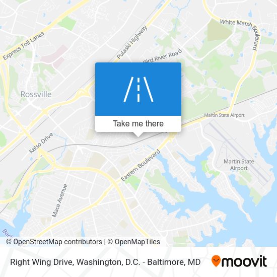 Right Wing Drive map