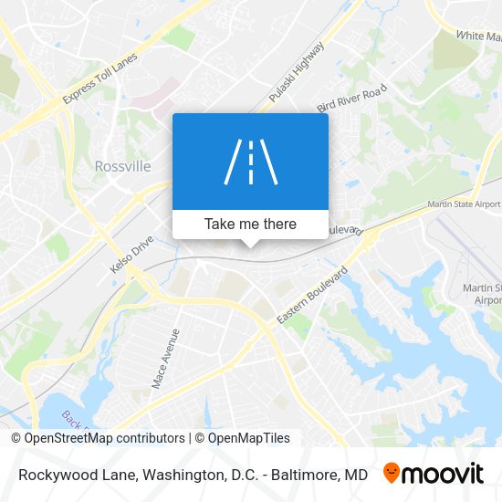 Rockywood Lane map