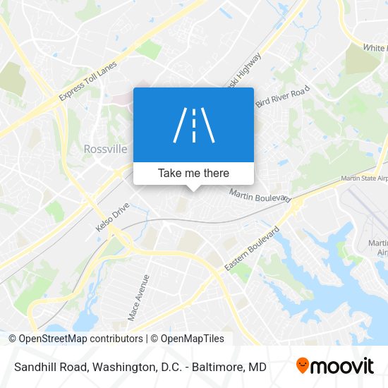 Sandhill Road map