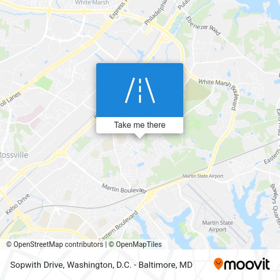 Sopwith Drive map