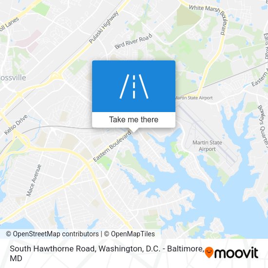 Mapa de South Hawthorne Road