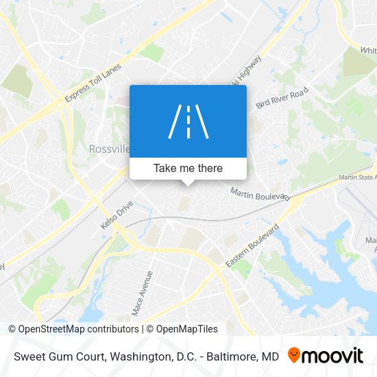 Mapa de Sweet Gum Court
