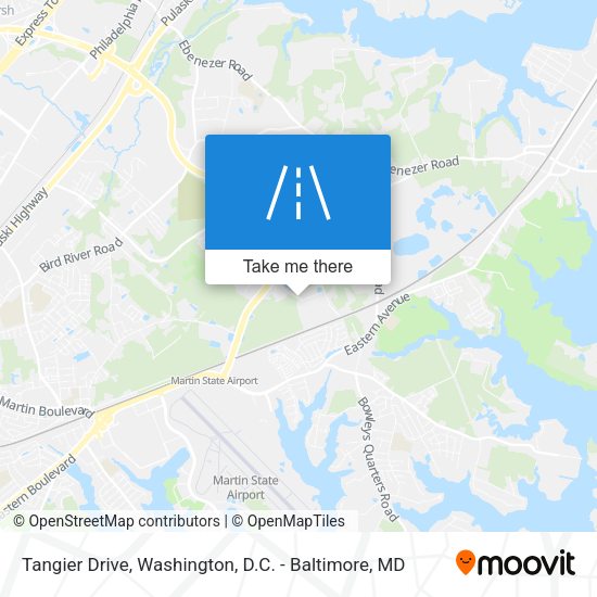 Tangier Drive map