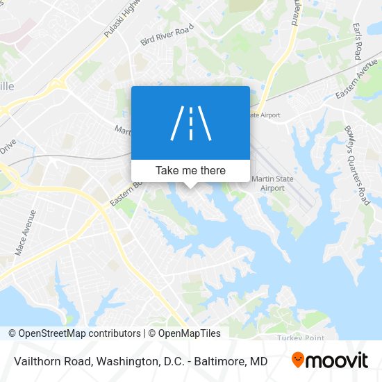 Vailthorn Road map