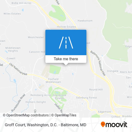 Groff Court map