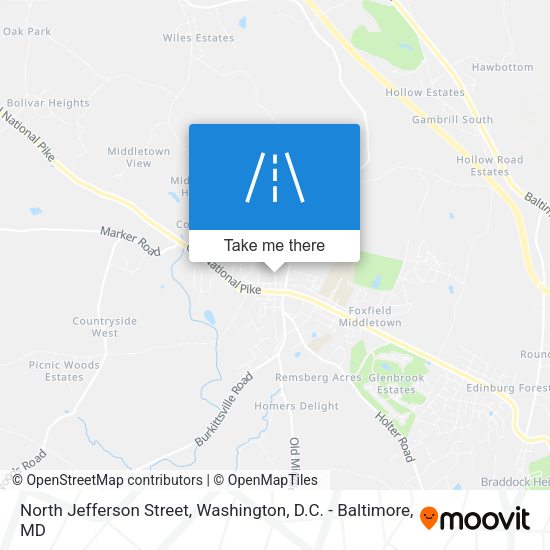 Mapa de North Jefferson Street