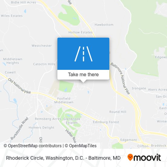 Rhoderick Circle map