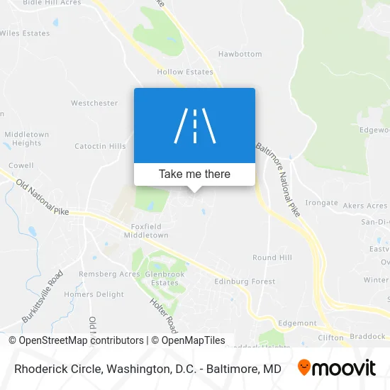 Rhoderick Circle map