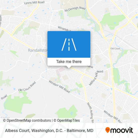 Albess Court map