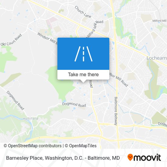 Barnesley Place map