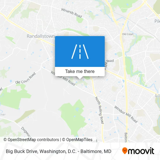 Big Buck Drive map