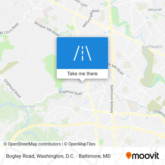 Mapa de Bogley Road